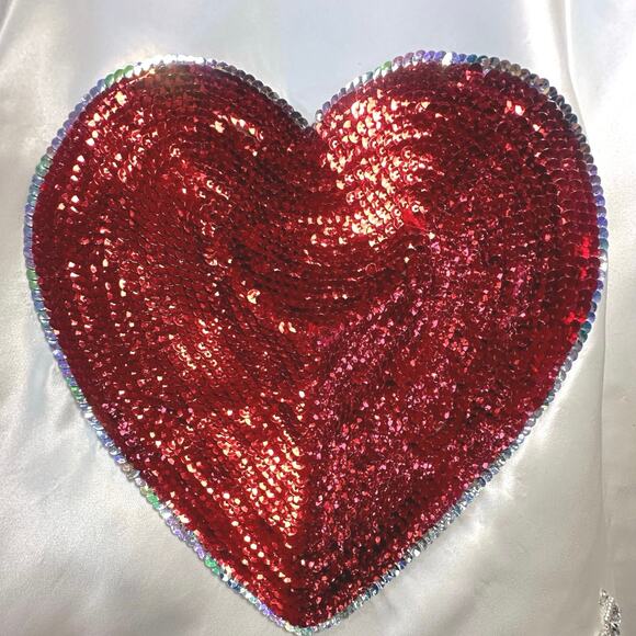 VTG Handmade Cupid Fairy Embellished Rhinestone Fur Top w/Wings Costume Girls XL - Picture 12 of 16